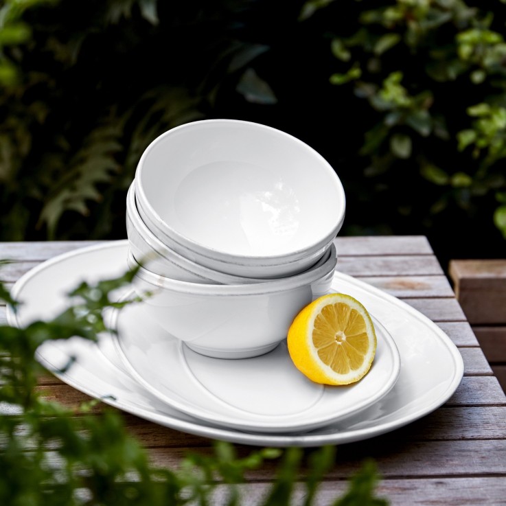 Plat Ovale Friso en grès