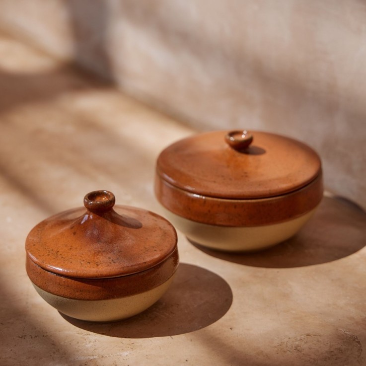 Cocotte Couverte Petite Marrakesh en grès