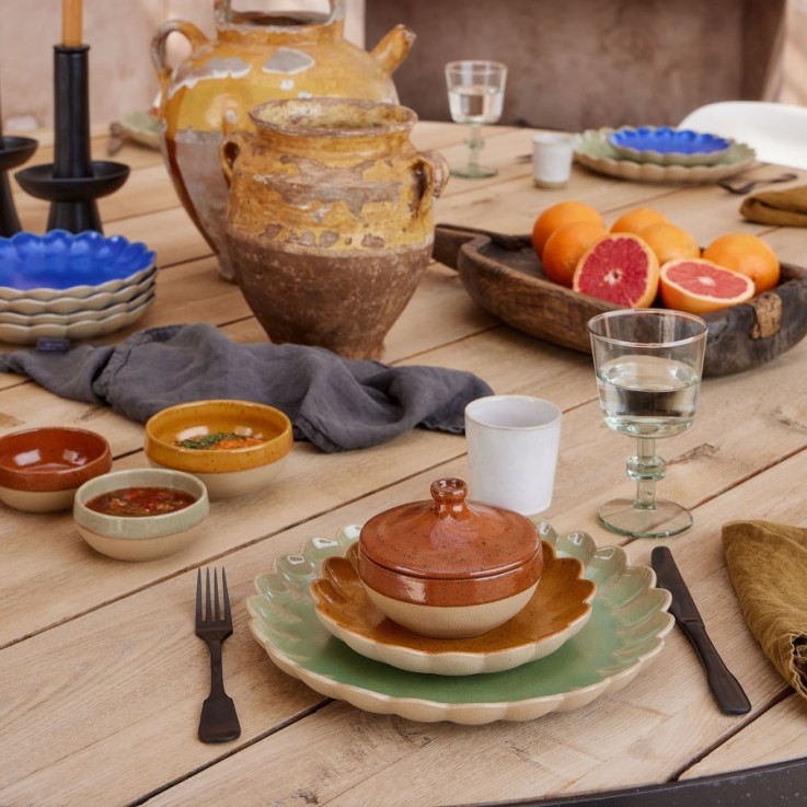 Cocotte Couverte Petite Marrakesh en grès