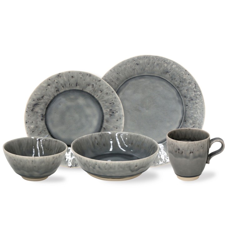 Set Table 30 Pièces avec Tasse Madeira en grès