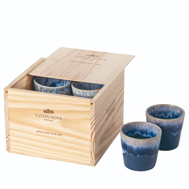Boîte Gift 8 Tasses Lungo Grespresso en grès