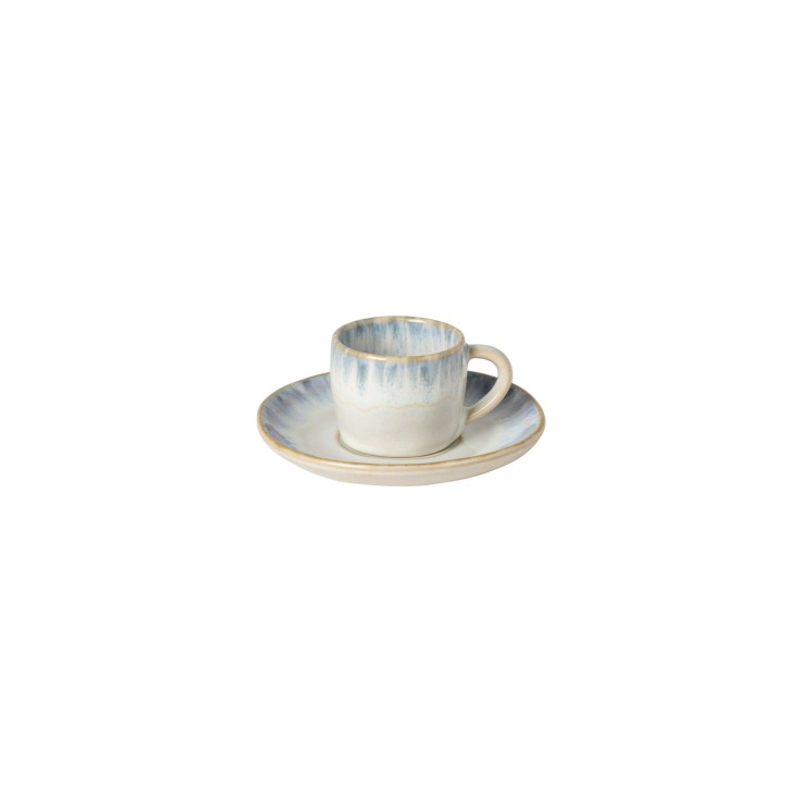 Tasse à Café et Soucoupe Brisa en grès
