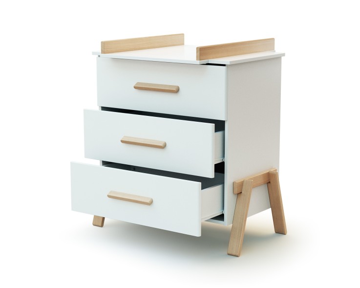 Commode à langer en bois