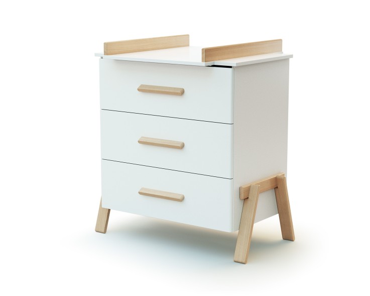 Commode à langer en bois