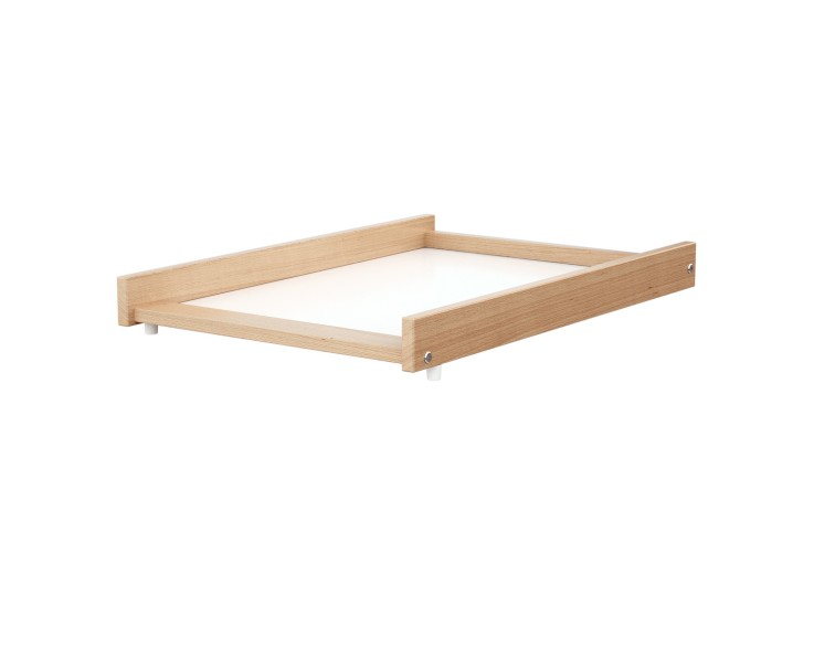 Plan à langer amovible avec matelas pour lit bébé bois ESSENTIEL