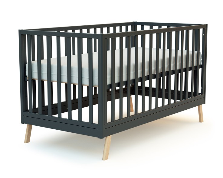 Lit bébé évolutif en bois KASA 70 x 140 cm
