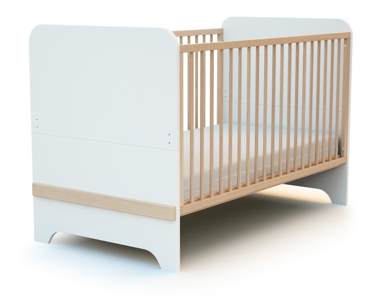 Chambre bébé lit, commode à langer et armoire en bois CARROUSEL