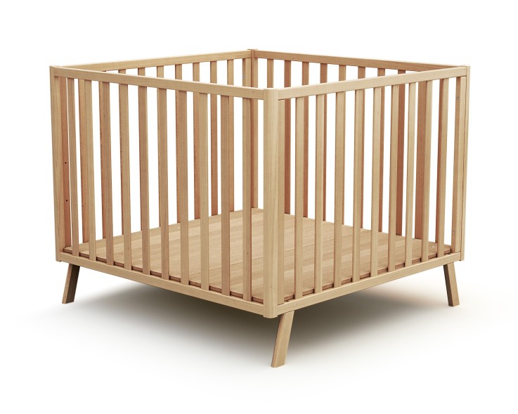 Parc bébé évolutif en bois CONFORT