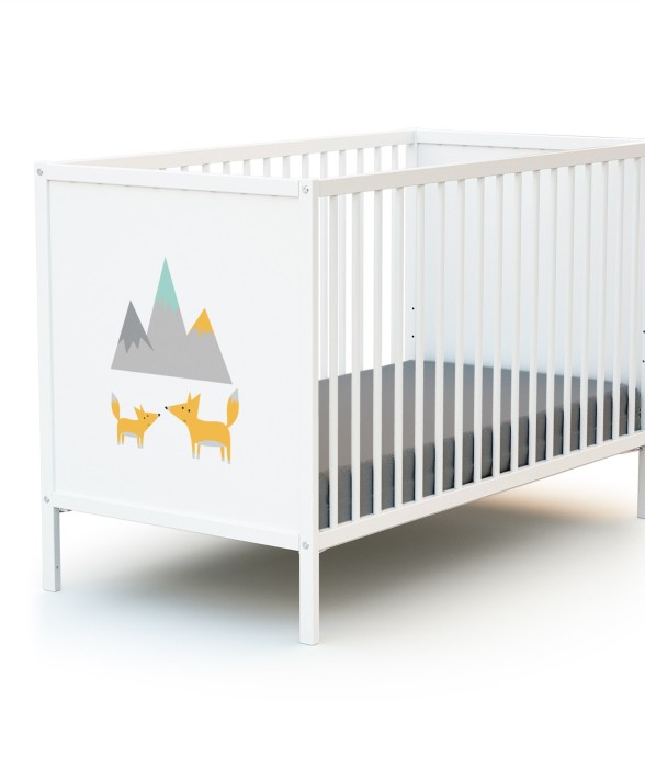 Lit bébé en bois Renard