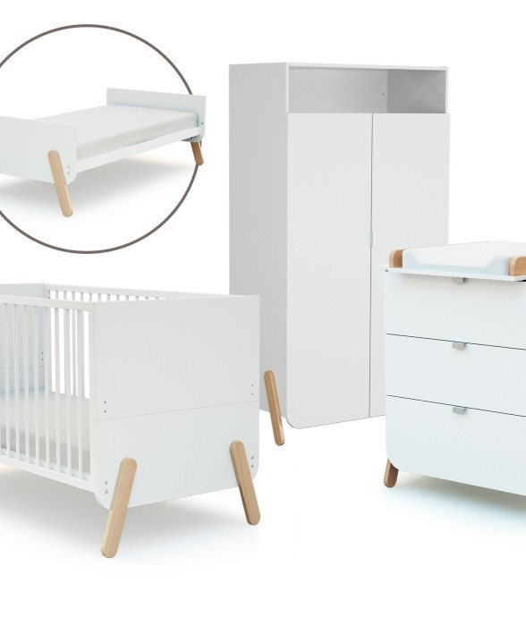 Chambre bebé lit,commode à...