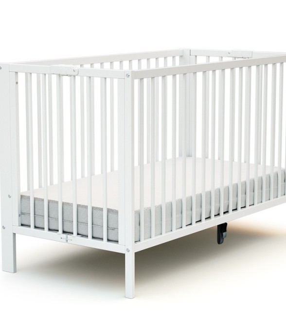 Lit bébé pliant en bois...