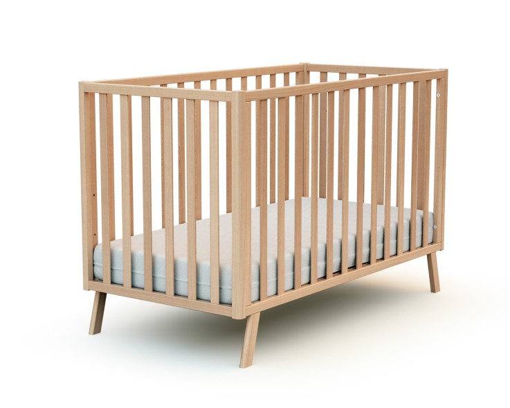 Lit bébé évolutif en bois CONFORT 60 x 120 cm