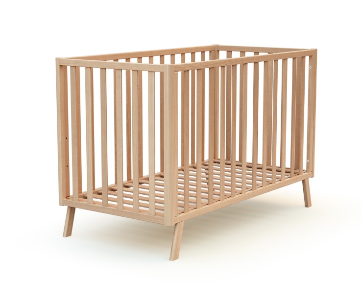 Lit bébé évolutif en bois CONFORT 60 x 120 cm