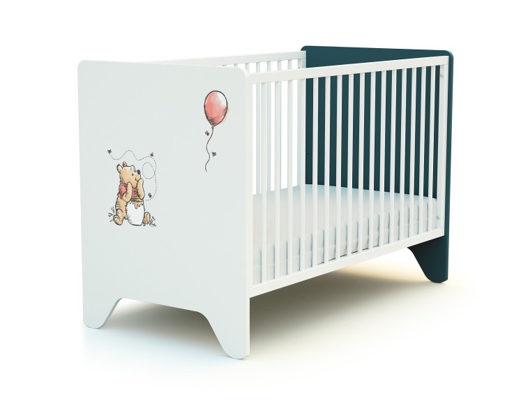Lit bébé en bois DISNEY Exploring Winnie 60 x 120 cm