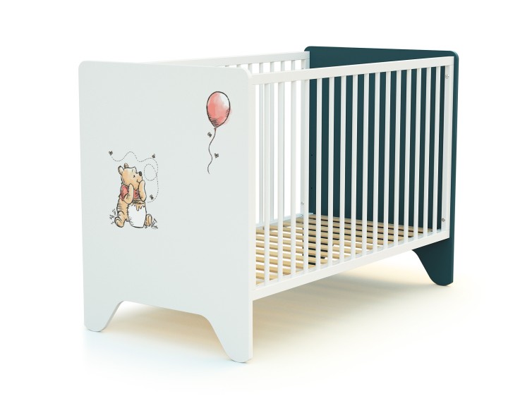 Lit bébé en bois DISNEY Exploring Winnie 60 x 120 cm