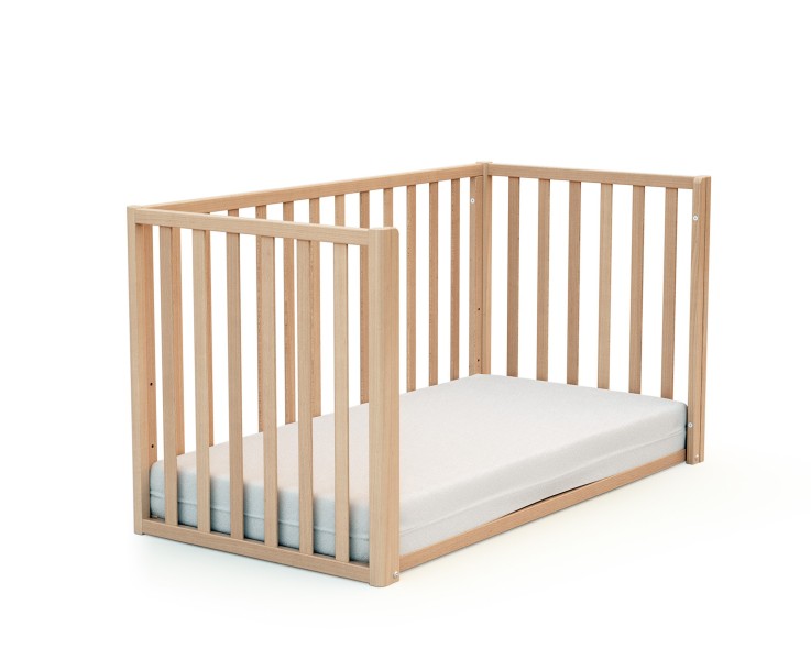 Lit cabane bébé évolutif en bois CONFORT