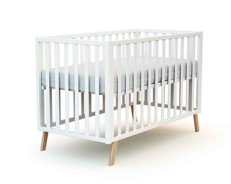 Lit bébé évolutif en bois CONFORT 60 x 120 cm