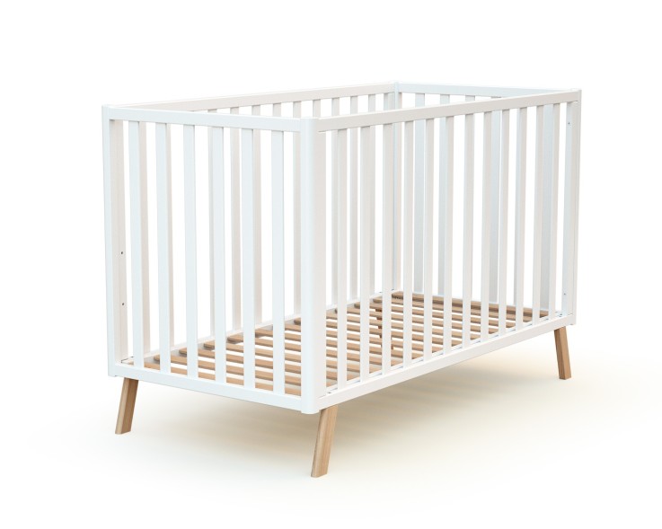 Lit bébé évolutif en bois CONFORT 60 x 120 cm