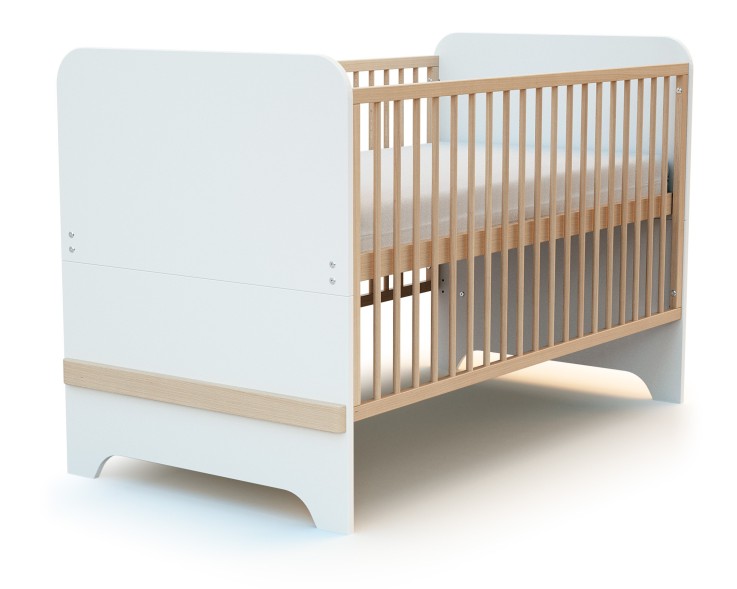 Lit bébé évolutif en bois CARROUSEL 70 x 140 cm