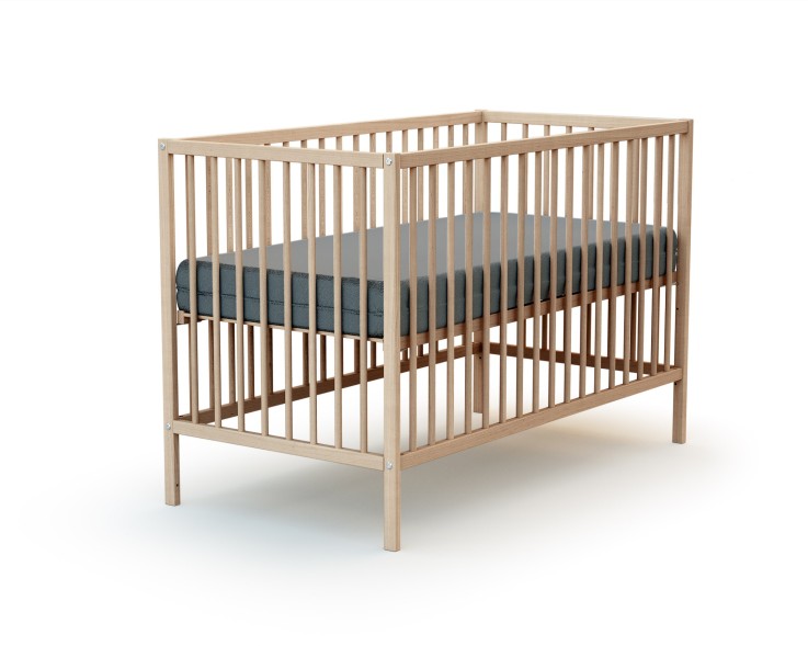 Lit bébé en bois ONE 60 x 120 cm