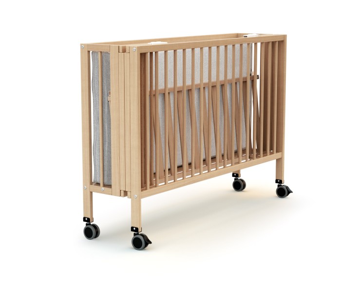 Lit bébé pliant en bois ESSENTIEL