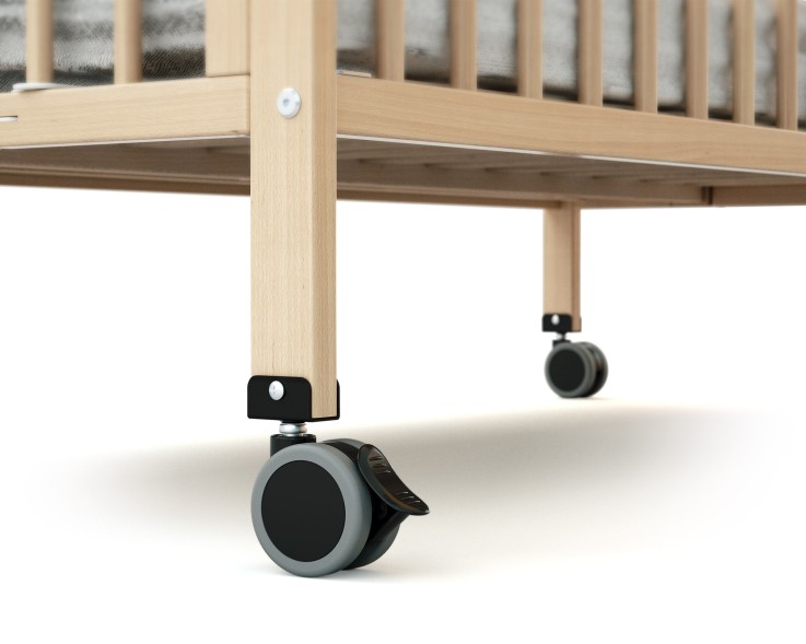Lit bébé pliant en bois ESSENTIEL