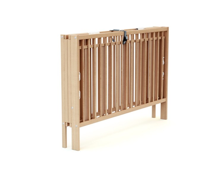 Lit bébé pliant en bois ESSENTIEL
