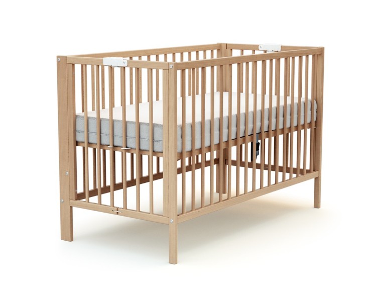 Lit bébé pliant en bois ESSENTIEL