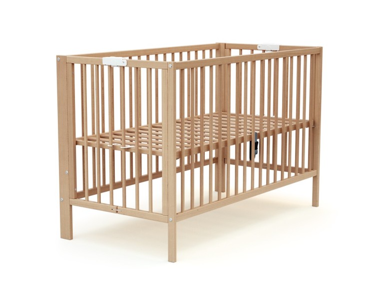 Lit bébé pliant en bois ESSENTIEL