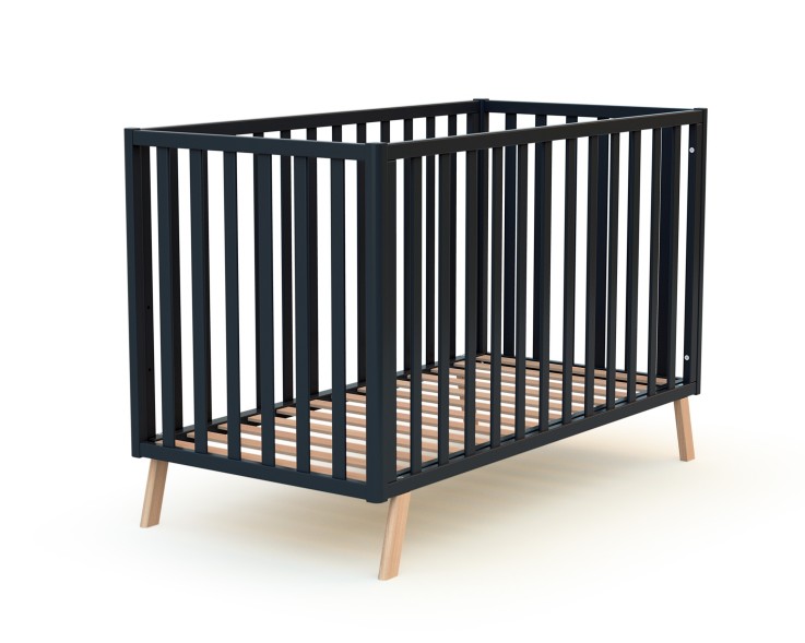 Lit bébé évolutif en bois CONFORT 60 x 120 cm
