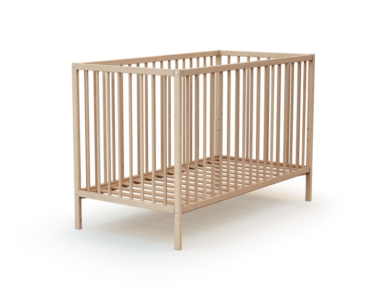 Lit bébé en bois avec matelas