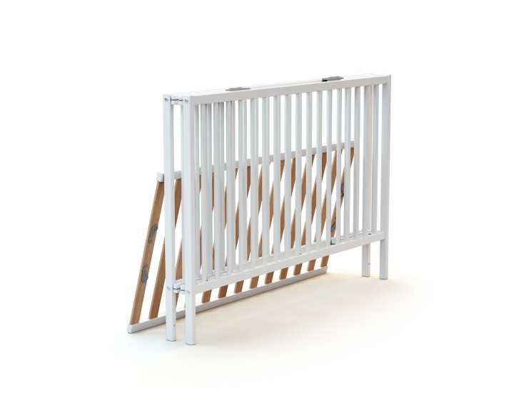 Lit bébé pliant en bois