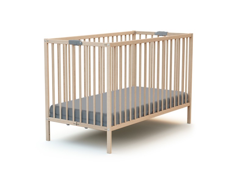Lit bébé pliant en bois FLEX 60 x 120 cm