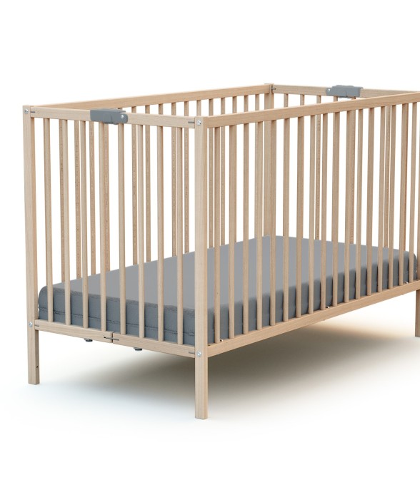 Lit bébé pliant en bois
