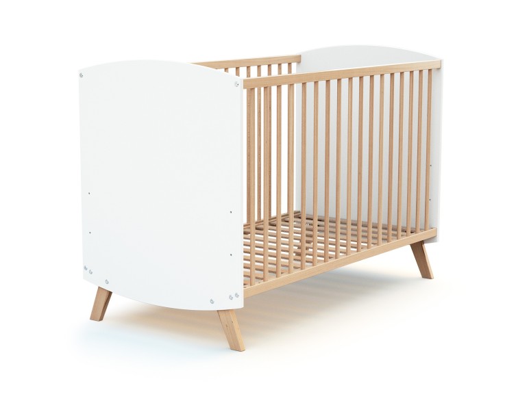 Lit bébé en bois SCANDINAVE 60 x 120 cm