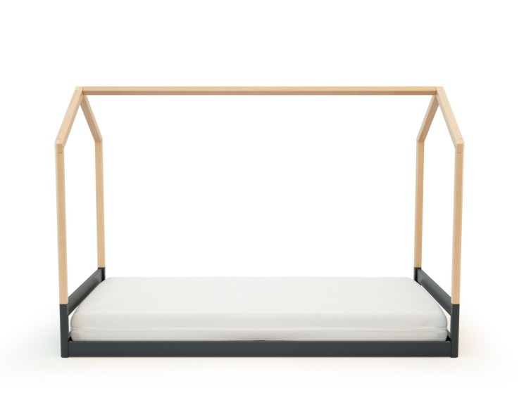 Lit cabane bébé évolutif en bois CONFORT