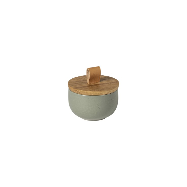 Main à Sel avec Couvercle en Bois Pacifica by Casafina en grès
