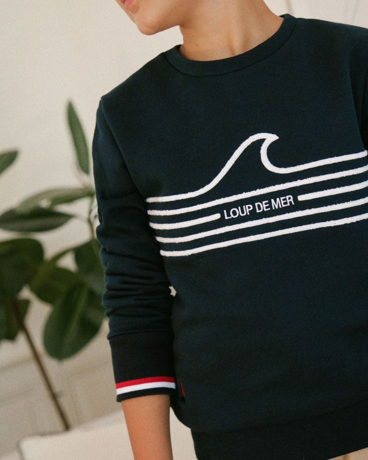 Sweat Enfant Loup De Mer Coton Bio