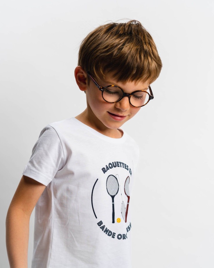 Tee-Shirt Enfant Raquette Coton Bio