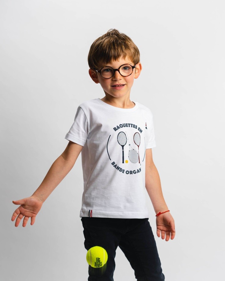 Tee-Shirt Enfant Raquette Coton Bio