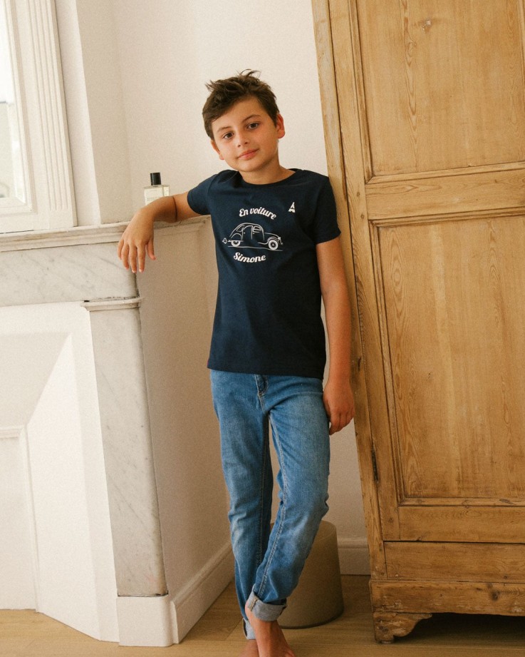 Tee-Shirt Enfant En Voiture Simone Coton Bio