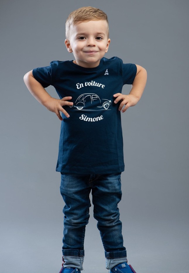 Tee-Shirt Enfant En Voiture Simone Coton Bio
