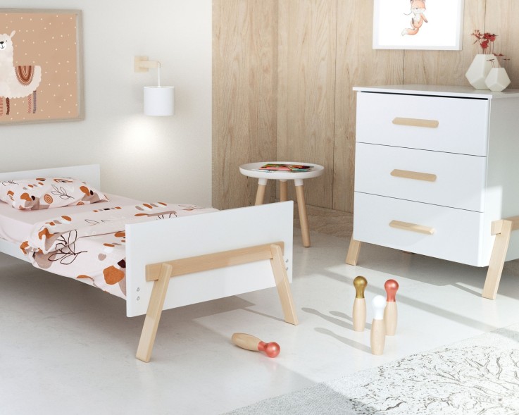 Commode à langer en bois