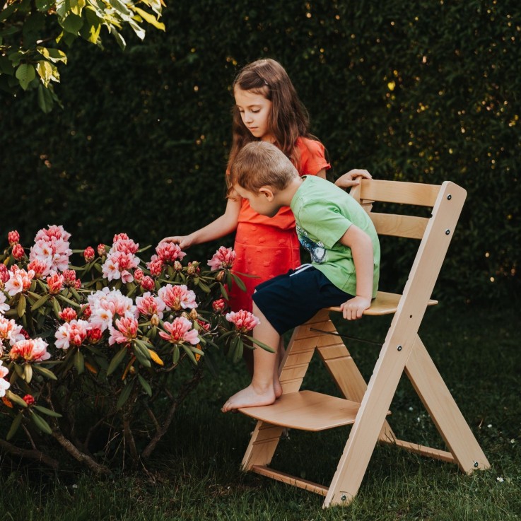Chaise haute enfant SANDY naturel
