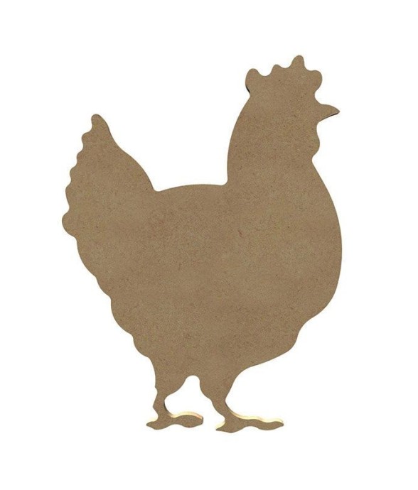 Poule en bois MDF à décorer...