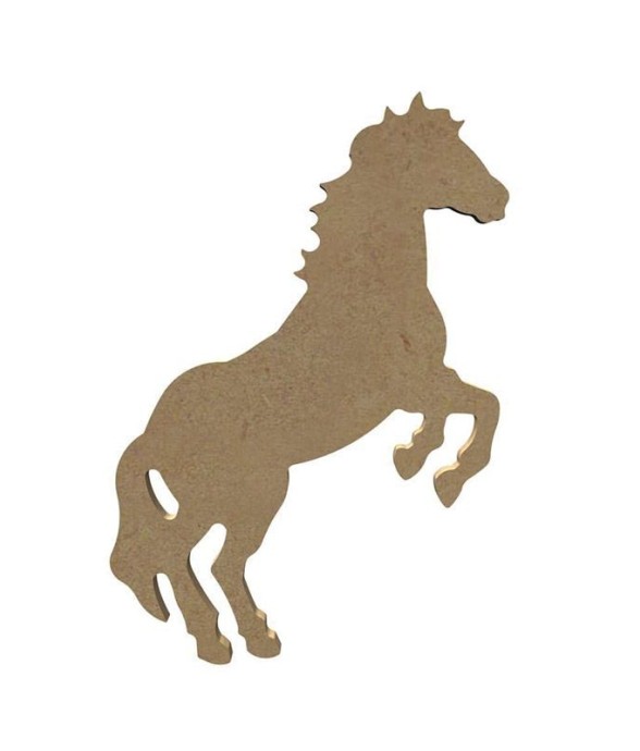 Cheval cabré en bois MDF à...