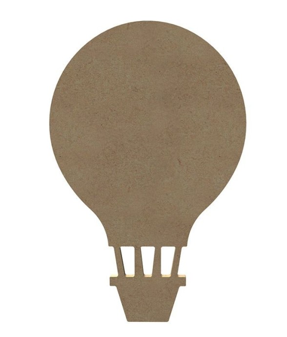Montgolfière en bois MDF à...