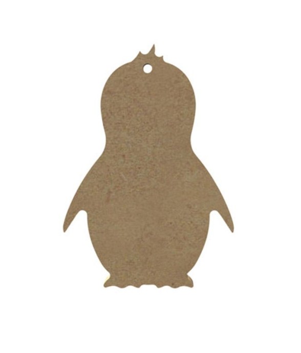 Pingouin en bois MDF à...