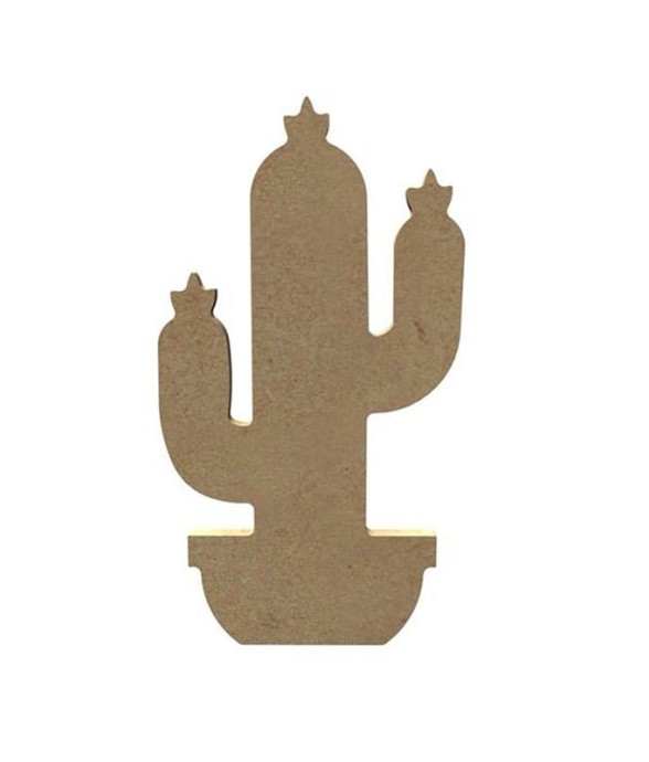 Cactus en bois MDF à...