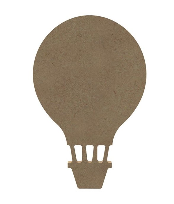 Montgolfière en bois MDF à...